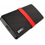Emtec X200 Portable SSD 1 To Noir/Rouge, USB-C 3.2 (5 Gbit/s)