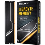 GIGABYTE GP-GR26C16S8K1HU408 module de mémoire 8 Go 1 x 8 Go DDR4 2666 MHz, Mémoire vive Noir, 8 Go, 1 x 8 Go, DDR4, 2666 MHz, 288-pin DIMM, Noir