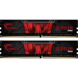 G.Skill 16 Go DDR4-2666 Kit, Mémoire vive Noir, F4-2666C19D-16GIS, Aegis