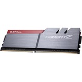 G.Skill 16 Go DDR4-3200 Kit, Mémoire vive Gris/Rouge, F4-3200C16D-16GTZB, Trident Z, XMP 2.0