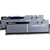G.Skill 16 Go DDR4-3200 Kit, Mémoire vive Argent/Noir, F4-3200C14D-16GTZSK, Trident Z, XMP 2.0