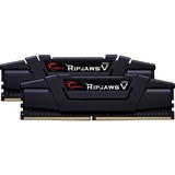 G.Skill 16 Go DDR4-3600 Kit, Mémoire Noir, F4-3600C18D-16GVK, Ripjaws V, XMP