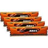 G.Skill 32 Go DDR3-1600 Quad-Kit, Mémoire vive F3-1600C10Q-32GAO, Ares, XMP, Détail Lite