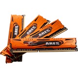 G.Skill 32 Go DDR3-1600 Quad-Kit, Mémoire vive F3-1600C10Q-32GAO, Ares, XMP, Détail Lite