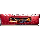 G.Skill 32 Go DDR4-2666 Kit, Mémoire vive Rouge, F4-2666C15Q-32GRR, Ripjaws 4, XMP