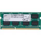 G.Skill 4 Go DDR3-1600 (1x 4 Go) mémoire PC portable F3-1600C11S-4GSL, SO-DIMM