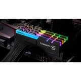 G.Skill 64 Go DDR4-3600 Quad-Kit, Mémoire vive Noir, F4-3600C18Q-64GTZR, Trident Z RGB, XMP