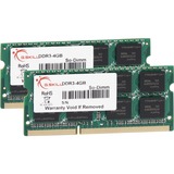 G.Skill 8 Go DDR3-1066 (2x 4 Go) mémoire PC portable F3-8500CL7D-8GBSQ, SO-DIMM