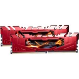 G.Skill D4 8Go 2666-15 Ripjaws 4 Red K2 GSK, Mémoire vive Rouge, 8 Go, 2 x 4 Go, DDR4, 2666 MHz