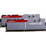 G.Skill D4 8Go 3200-16 Trident Z K2 GSK, Mémoire vive Gris/Rouge, 8 Go, 2 x 4 Go, DDR4, 3200 MHz, Gris, Noir, Rouge