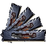 G.Skill Flare X (for AMD) F4-3200C14Q-64GFX module de mémoire 64 Go 4 x 16 Go DDR4 3200 MHz, Mémoire vive Noir, 64 Go, 4 x 16 Go, DDR4, 3200 MHz, 288-pin DIMM