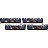 G.Skill Flare X (for AMD) F4-3200C16Q-32GFX module de mémoire 32 Go 4 x 8 Go DDR4 3200 MHz, Mémoire vive Noir, 32 Go, 4 x 8 Go, DDR4, 3200 MHz