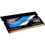 G.Skill Ripjaws DDR4 SO-DIMM module de mémoire 8 Go 1 x 8 Go 3200 MHz 8 Go, 1 x 8 Go, DDR4, 3200 MHz, 260-pin SO-DIMM