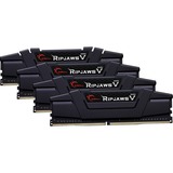 G.Skill Ripjaws V F4-3600C16Q-64GVKC module de mémoire 64 Go 4 x 16 Go DDR4 3600 MHz, Mémoire vive Noir, 64 Go, 4 x 16 Go, DDR4, 3600 MHz