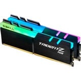 G.Skill Trident Z RGB F4-3200C16D-16GTZRX module de mémoire 16 Go 2 x 8 Go DDR4 3200 MHz, Mémoire vive 16 Go, 2 x 8 Go, DDR4, 3200 MHz, 288-pin DIMM, Noir