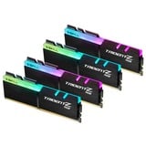 G.Skill Trident Z RGB (For AMD) F4-3200C16Q-32GTZRX module de mémoire 32 Go 4 x 8 Go DDR4 3200 MHz, Mémoire vive Noir, 32 Go, 4 x 8 Go, DDR4, 3200 MHz, 288-pin DIMM