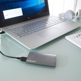 Intenso 128GB Premium 128 Go Anthracite SSD externe Anthracite, 128 Go, 1.8", USB Type-A, 3.2 Gen 1 (3.1 Gen 1), 320 Mo/s, Anthracite