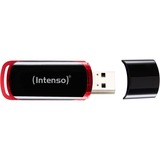 Intenso 16GB USB2.0 lecteur USB flash 16 Go USB Type-A 2.0 Noir, Rouge, Clé USB Noir/Rouge, 16 Go, USB Type-A, 2.0, 28 Mo/s, Casquette, Noir, Rouge