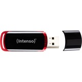Intenso 32GB USB2.0 lecteur USB flash 32 Go USB Type-A 2.0 Noir, Rouge, Clé USB Noir/Rouge, 32 Go, USB Type-A, 2.0, 28 Mo/s, Casquette, Noir, Rouge