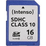 Intenso 3411470 mémoire flash 16 Go SDHC Classe 10, Carte mémoire 16 Go, SDHC, Classe 10, 25 Mo/s, Résistant aux chocs, Résistant à une température, Résistant aux rayons X, Noir