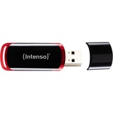 Intenso 8GB USB2.0 lecteur USB flash 8 Go USB Type-A 2.0 Noir, Rouge, Clé USB Noir/Rouge, 8 Go, USB Type-A, 2.0, 28 Mo/s, Casquette, Noir, Rouge