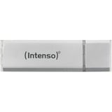 Intenso Alu Line lecteur USB flash 16 Go USB Type-A 2.0 Argent, Clé USB Argent, 16 Go, USB Type-A, 2.0, 28 Mo/s, Casquette, Argent