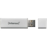 Intenso Alu Line lecteur USB flash 16 Go USB Type-A 2.0 Argent, Clé USB Argent, 16 Go, USB Type-A, 2.0, 28 Mo/s, Casquette, Argent
