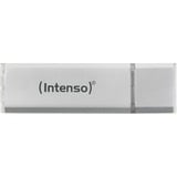 Intenso Alu Line lecteur USB flash 32 Go USB Type-A 2.0 Argent, Clé USB Argent, 32 Go, USB Type-A, 2.0, 28 Mo/s, Casquette, Argent