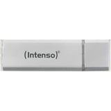 Intenso Alu Line lecteur USB flash 4 Go USB Type-A 2.0 Argent, Clé USB Argent, 4 Go, USB Type-A, 2.0, 28 Mo/s, Casquette, Argent