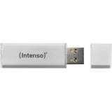 Intenso Alu Line lecteur USB flash 4 Go USB Type-A 2.0 Argent, Clé USB Argent, 4 Go, USB Type-A, 2.0, 28 Mo/s, Casquette, Argent