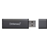 Intenso Alu Line lecteur USB flash 8 Go USB Type-A 2.0 Anthracite, Clé USB Noir, 8 Go, USB Type-A, 2.0, 28 Mo/s, Casquette, Anthracite