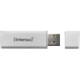 Intenso Alu Line lecteur USB flash 8 Go USB Type-A 2.0 Argent, Clé USB Argent, 8 Go, USB Type-A, 2.0, 28 Mo/s, Casquette, Argent