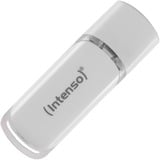 Intenso Flash Line lecteur USB flash 128 Go USB Type-C 3.2 Gen 1 (3.1 Gen 1) Blanc, Clé USB Blanc, 128 Go, USB Type-C, 3.2 Gen 1 (3.1 Gen 1), 70 Mo/s, Casquette, Blanc