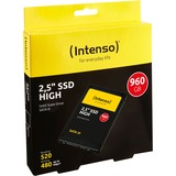 Intenso High 2.5" 960 Go Série ATA III TLC, SSD 960 Go, 2.5", 520 Mo/s, 6 Gbit/s