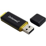 Intenso High Speed Line lecteur USB flash 128 Go USB Type-A 3.2 Gen 1 (3.1 Gen 1) Noir, Jaune, Clé USB Noir/Jaune, 128 Go, USB Type-A, 3.2 Gen 1 (3.1 Gen 1), 250 Mo/s, Casquette, Noir, Jaune