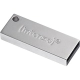 Intenso Premium Line lecteur USB flash 128 Go USB Type-A 3.2 Gen 1 (3.1 Gen 1) Acier inoxydable, Clé USB Argent, 128 Go, USB Type-A, 3.2 Gen 1 (3.1 Gen 1), 100 Mo/s, Sans capuchon, Acier inoxydable