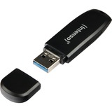 Intenso Speed Line lecteur USB flash 16 Go USB Type-A 3.2 Gen 1 (3.1 Gen 1) Noir, Clé USB Noir, 16 Go, USB Type-A, 3.2 Gen 1 (3.1 Gen 1), 70 Mo/s, Casquette, Noir