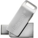 Intenso cMobile Line lecteur USB flash 64 Go USB Type-A / USB Type-C 3.2 Gen 1 (3.1 Gen 1) Argent, Clé USB Argent, 64 Go, USB Type-A / USB Type-C, 3.2 Gen 1 (3.1 Gen 1), 70 Mo/s, Pivotant, Argent