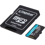 Kingston Canvas Go! Plus 128 Go microSDXC, Carte mémoire Noir, Incl. adapter, Class 10, UHS-I U3, V30, A2