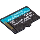 Kingston Canvas Go! Plus 64 Go microSDXC, Carte mémoire Noir