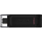 Kingston DataTraveler 70 128 Go, Clé USB Noir, DT70/128 Go, USB-C 3.2 Gen 1