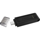 Kingston DataTraveler 70 64 Go, Clé USB Noir, DT70/64 Go, USB-C 3.2 Gen 1