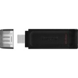 Kingston DataTraveler 70 64 Go, Clé USB Noir, DT70/64 Go, USB-C 3.2 Gen 1