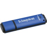 Kingston DataTraveler VP30 lecteur USB flash 128 Go USB Type-A 3.2 Gen 2 (3.1 Gen 2) Bleu, Clé USB Bleu, 128 Go, USB Type-A, 3.2 Gen 2 (3.1 Gen 2), 250 Mo/s, Casquette, Bleu
