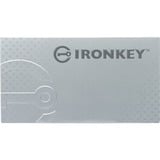 Kingston IronKey 64Go Enterprise S1000 Encrypted USB 3.0 FIPS 140-2 Level 3, Clé USB 64 Go, USB Type-A, 3.2 Gen 1 (3.1 Gen 1), 230 Mo/s, Casquette, Argent