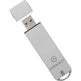 Kingston S1000 lecteur USB flash 64 Go USB Type-A 3.2 Gen 1 (3.1 Gen 1) Argent, Clé USB 64 Go, USB Type-A, 3.2 Gen 1 (3.1 Gen 1), 400 Mo/s, Casquette, Argent