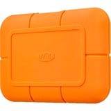 LaCie Rugged 500 Go Orange SSD externe Orange, 500 Go, USB Type-C, 3.2 Gen 2 (3.1 Gen 2), Orange