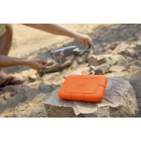 LaCie Rugged 500 Go Orange SSD externe Orange, 500 Go, USB Type-C, 3.2 Gen 2 (3.1 Gen 2), Orange