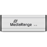 MediaRange MR915 lecteur USB flash 16 Go USB Type-A / Micro-USB 3.2 Gen 1 (3.1 Gen 1) Noir, Argent, Clé USB Argent/Noir, 16 Go, USB Type-A / Micro-USB, 3.2 Gen 1 (3.1 Gen 1), 50 Mo/s, Slide, Noir, Argent