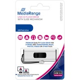 MediaRange MR915 lecteur USB flash 16 Go USB Type-A / Micro-USB 3.2 Gen 1 (3.1 Gen 1) Noir, Argent, Clé USB Argent/Noir, 16 Go, USB Type-A / Micro-USB, 3.2 Gen 1 (3.1 Gen 1), 50 Mo/s, Slide, Noir, Argent